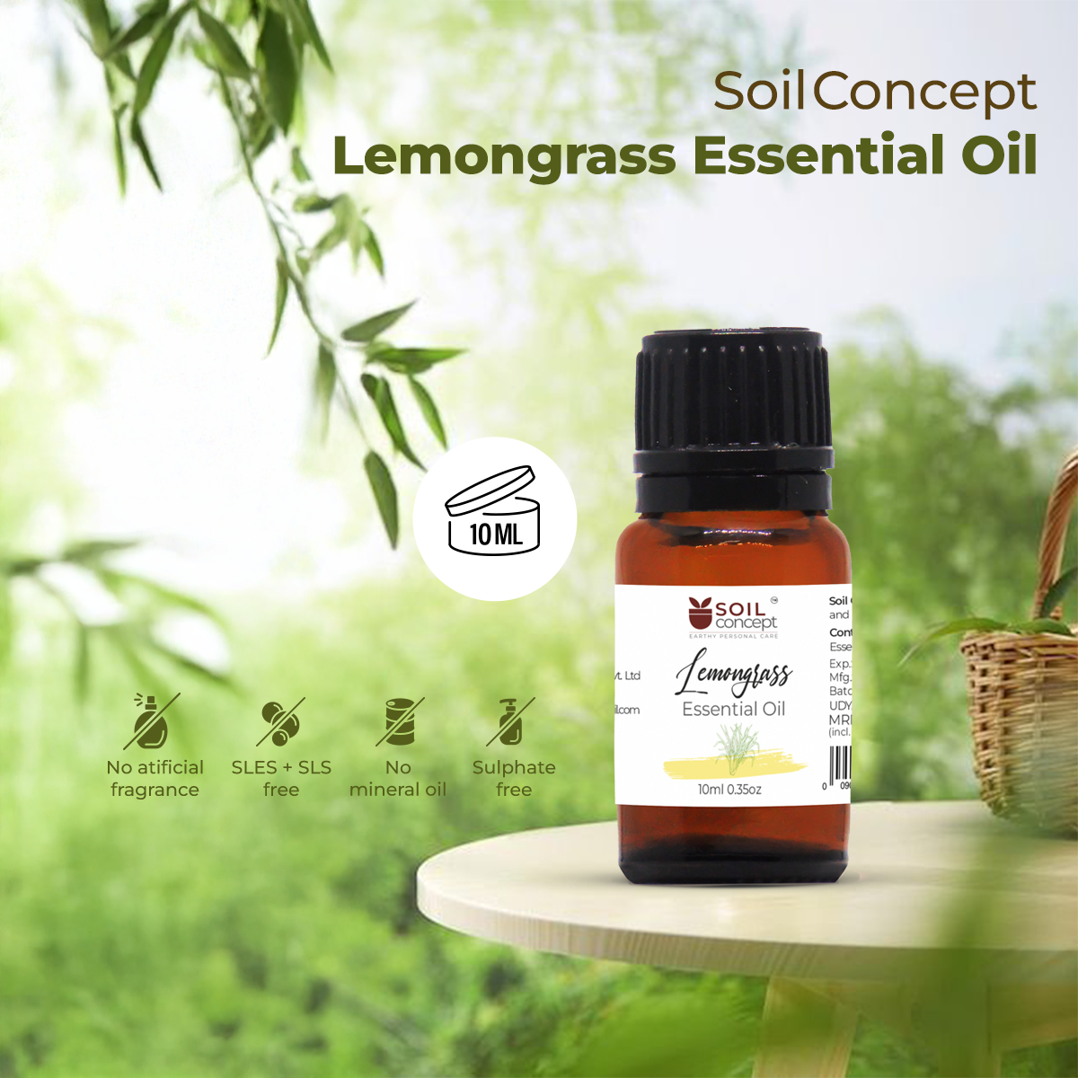 Lemongrass Essential Oil 10ml - Image 5