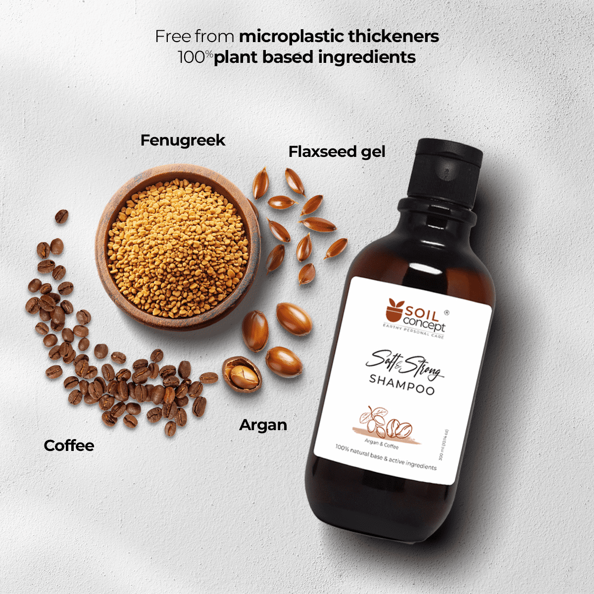 Soft and Strong Shampoo Argan & Cocoa 300ml - Image 5