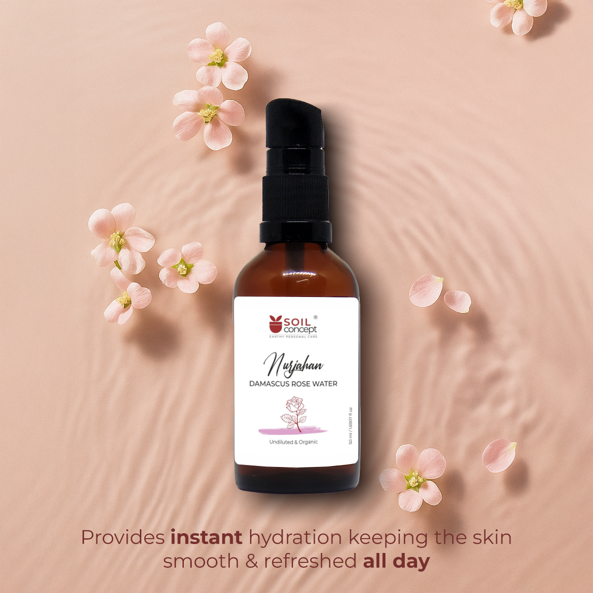 Noorjahan Damascus Rose Water - Image 3