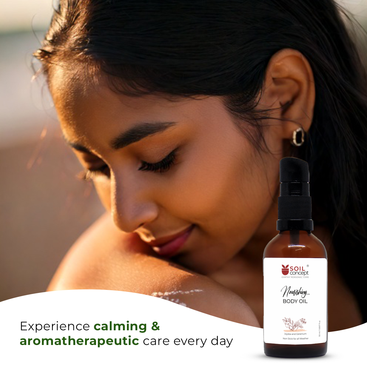 Nourishing Body Oil Jojoba and Geranium - Image 6