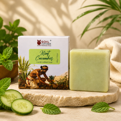 Handcrafted Regular Soap Mint Cucumber