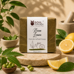 Handmade Premium Soap Neem Lemon 80gm