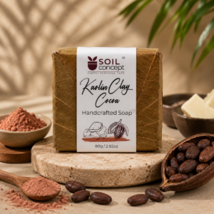 Handmade Soap Kaolin Clay Cocoa 80gm