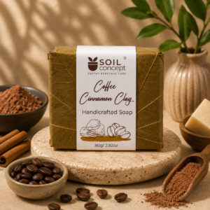 Handmade Premium Soap Coffee Cinnamon 80gm